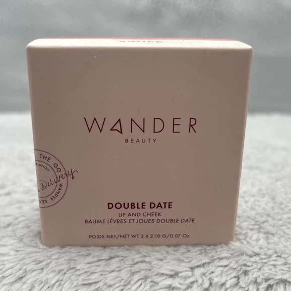Wander Beauty Double Date Lip and Cheek in Red and Cream - Picture 2 of 8